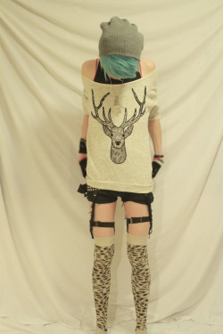 eagle-summers:  FMBF 101 - Femboy Fashion by Eagle Summers  ‘Deer’ Set Two  enjoy:3  Hot!Dem legs. And dem leg straps!