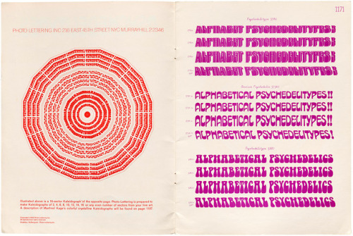 Psychedelitypes Photo-Lettering, 1968