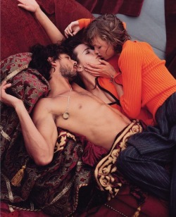 fuckthesoliddude:  CR Fashion Book on Instagram: “Happy #NationalKissingDay. @marlontx, @emrata, and @karliekloss from CR Fashion Book Issue 3.”