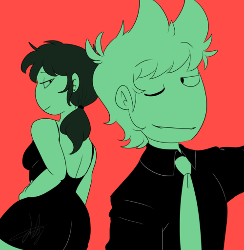 jamoncillopiloncillo:  No puedo dejar de ver el meme de mm yeah una y otra vez >:’v creo que ya hasta la estoy soñando :’v más aun por que me juntan al nico  pernico … pero bueh,tampoco me decidía entre los colores :v así que hice las 4