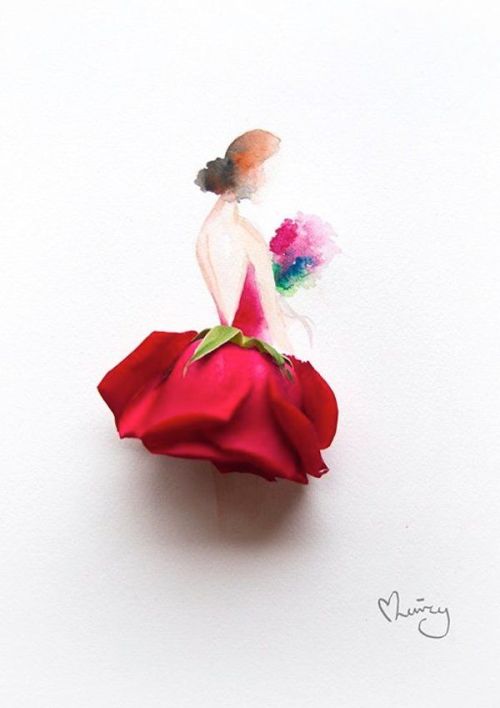 Singapore based Malaysian artist Lim Zhi Wei has created a lovely series of 3D watercolor illustrati