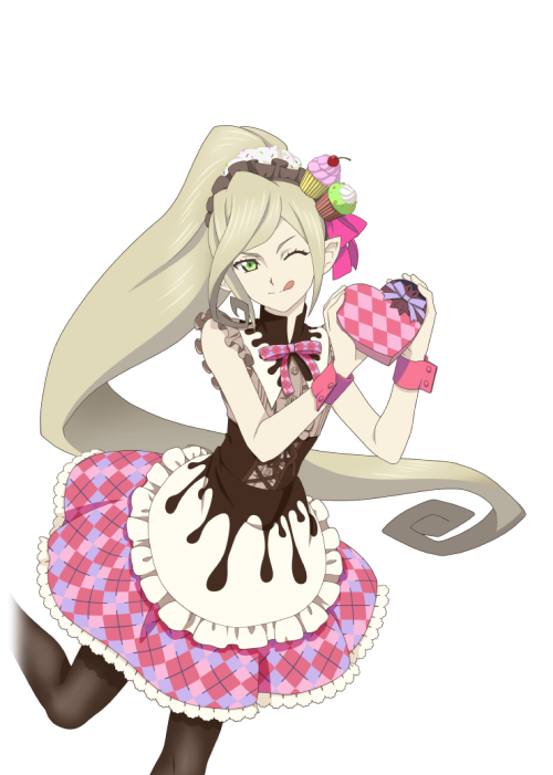 Magilou’s 4☆ image from the Valentine’s Day gacha (January 30, 2021 to February 15, 2021)