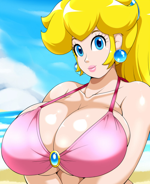 speedyssketchbook:  Peach at the Beach. :D  I have finished!  If you wanna color this yourself, check out the links here! http://sta.sh/0mbnzx2awhu http://sta.sh/02cfwt8v30zh   <3