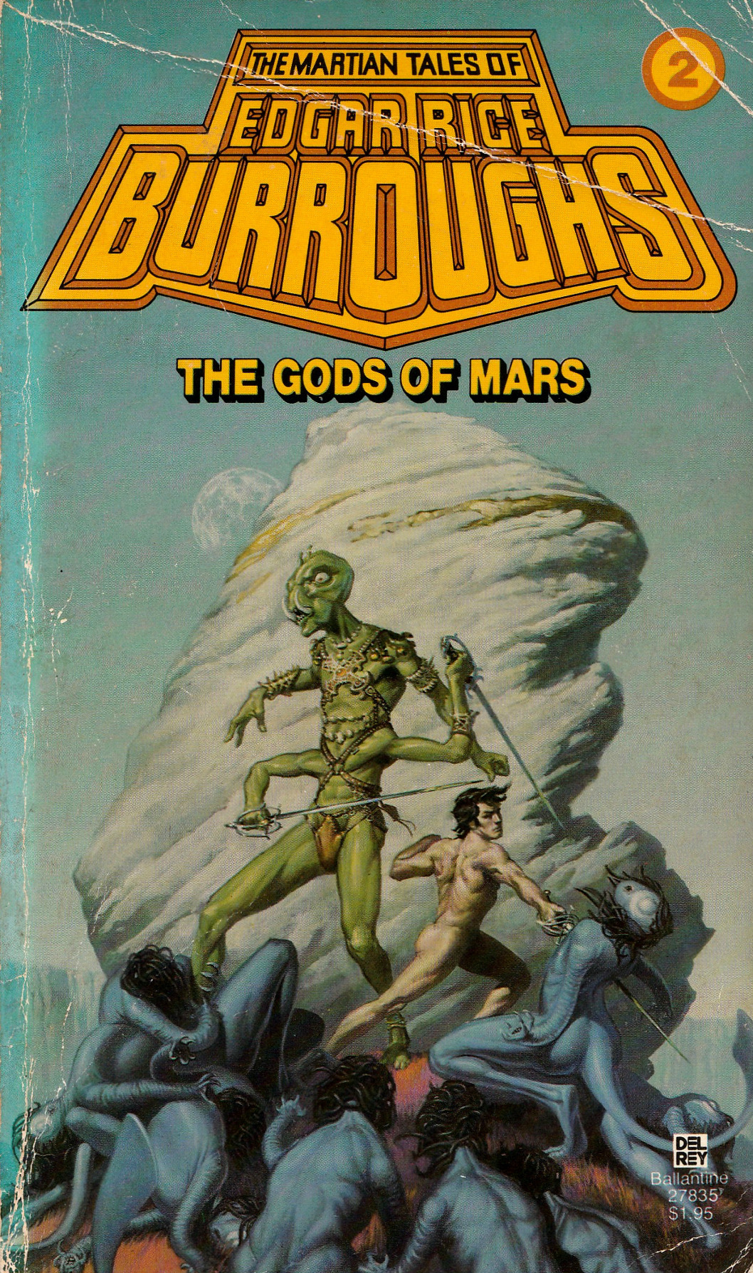 The Gods of Mars, by Edgar Rice Burroughs (Del Rey, 1981), From a charity shop in