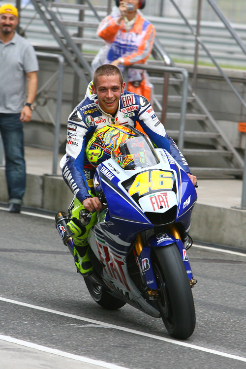 Celebrate it like a Rossi.2008 PRAMAC GRAND PRIX OF CHINA, May 04, 2008His first victory of the seas