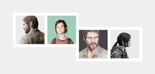 dailynaughtydog: +61 icons of Joel & Ellie (The Last of Us) 100 x 100 like/reblog if using or sa