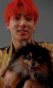 Jungkook + Cherry Hair 