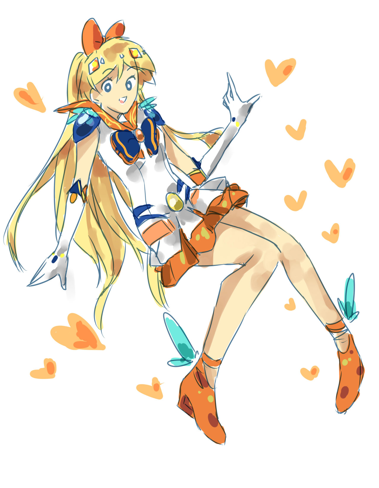 dahaebaik:  i decided to color these sketches i did awhile back. Sailor Scouts 2.0