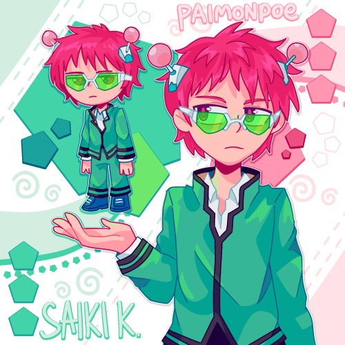 SAIKI KUSUO Pink And Green Fits So Well Frrrr