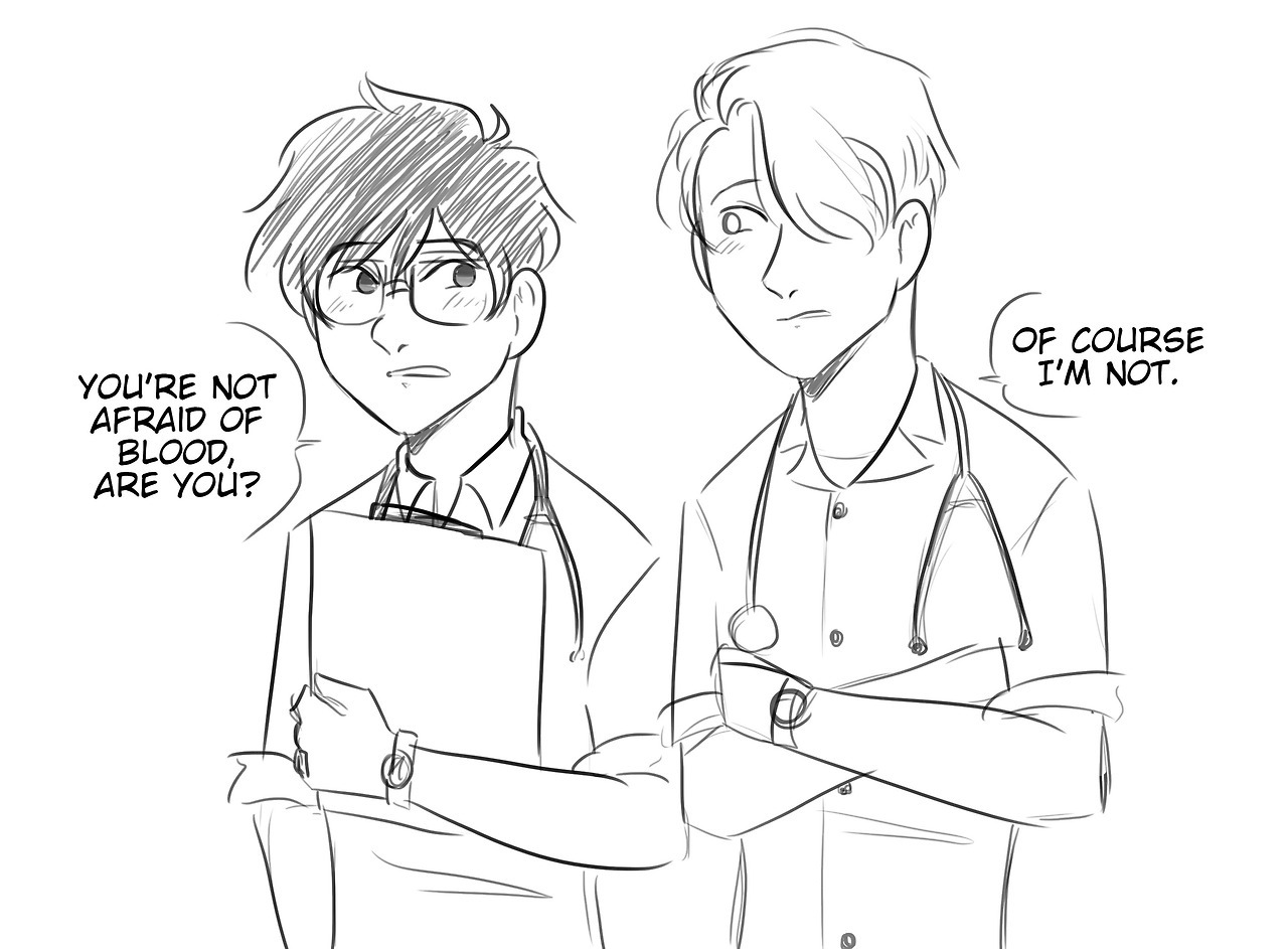 alexadooodle:  Why don’t we try to finish one AU before starting a new one, Alex?