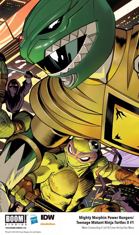 artverso:Dan Mora - Mighty Morphin Power Rangers & Teenage Mutant Ninja Turtles 