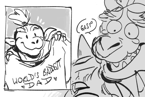 thatonegojimun:  it’s father’s day so i drew the best dad of all 