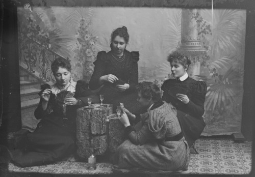 notinthehistorybooks: Sitting on the floor drinking and card-playing, doing the things “nice g