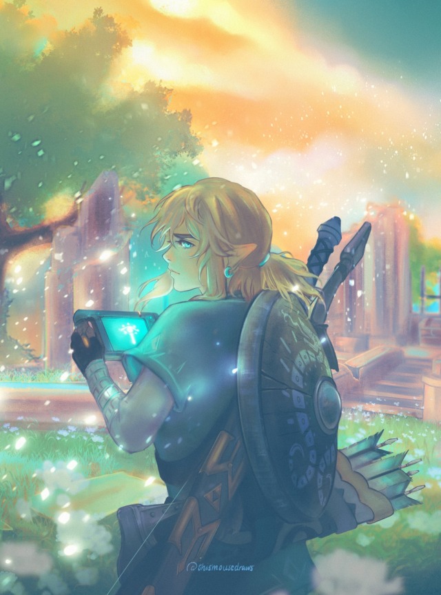 Legend of Zelda Fan Art Transports Link and Zelda into Spirited Away