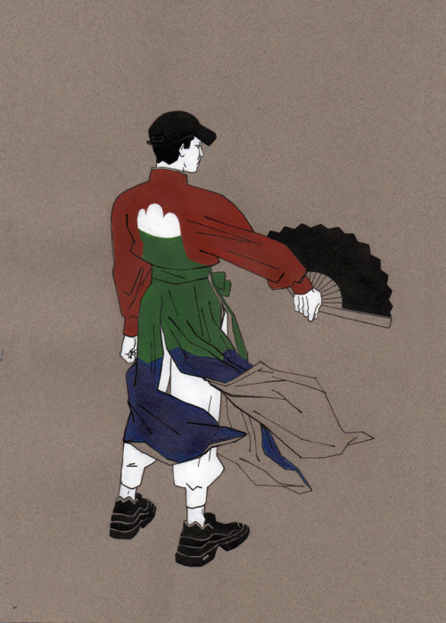 antoine-bonnet: Petit costume inspiré d’un Noren de Samiro Yunoki - “Mont Fuji&rd