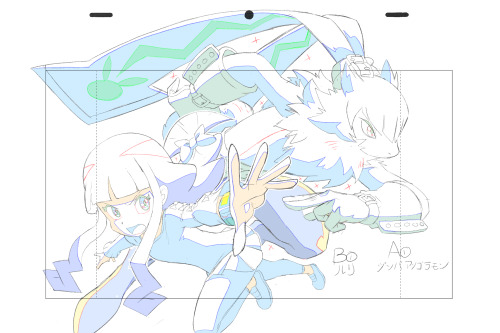 Anime Layout Practice.I have been watching Yu-Gi-Oh Vrains lately and I’m really enjoying it, and as