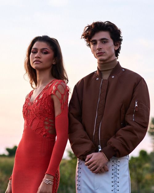  Timothee Chalamet and Zendaya by Julian Ungano for EW 