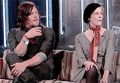 dixonscarol:    ☆Norman Reedus Appreciation Week☆ Day 6: Favorite Friendship → Melissa McBride     “[Melissa]’s such a good actress, and she gets me, you know, I feel free to be vulnerable in front of her because she gets me, like she’s