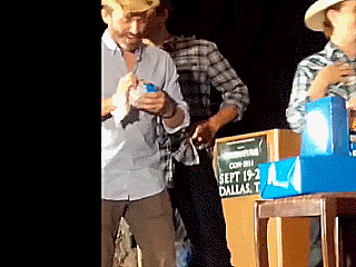 Misha teasing Jensen