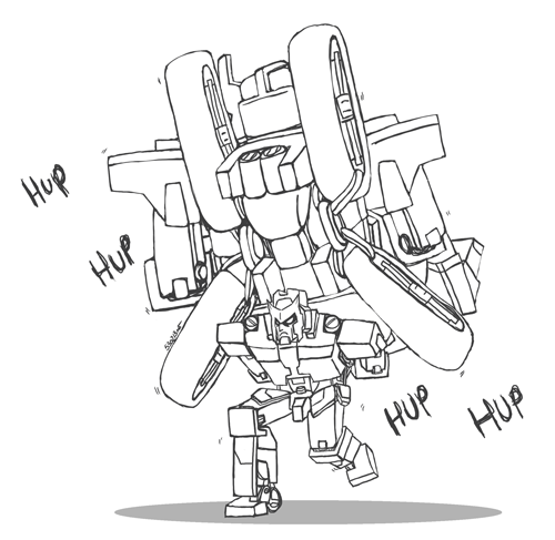bootylicious-buggy:  lucyofthesky:  chibiveneficus:  lucyofthesky:  Big robots carrying around smaller robots. (◡‿◡✿) Small robots carrying around bigger robots. (ﾉ◕ヮ◕)ﾉ*: ･ﾟ✧   sorry not sorry  We have a winner.   I bet he