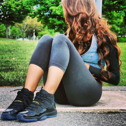 blktights:  Air Jordan XI “Gamma Blue”