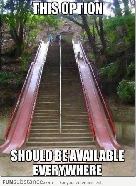 funsubstancecom:  How staircases should look like around the worldBest blog for funny pics! Like us on Facebook for more.