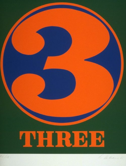 Robert Indiana, portfolio Numbers, 1968. Published by Galerie Schmela, Düsseldorf. Via FAMSF