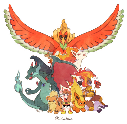 Pokemon Ho-oh with fire entries, Lugia with psychic entries!twitter.com/_KimBoris