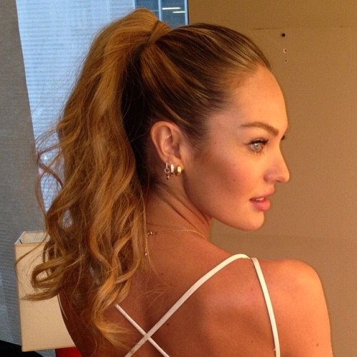 candicefallsfromthesky: Candid of Candice before her TV interview promoting VSFS - 2012