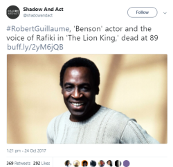 Hustleinatrap:  Robert Guillaume, Emmy-Winning Actor, Dies At 89. Among Guillaume’s