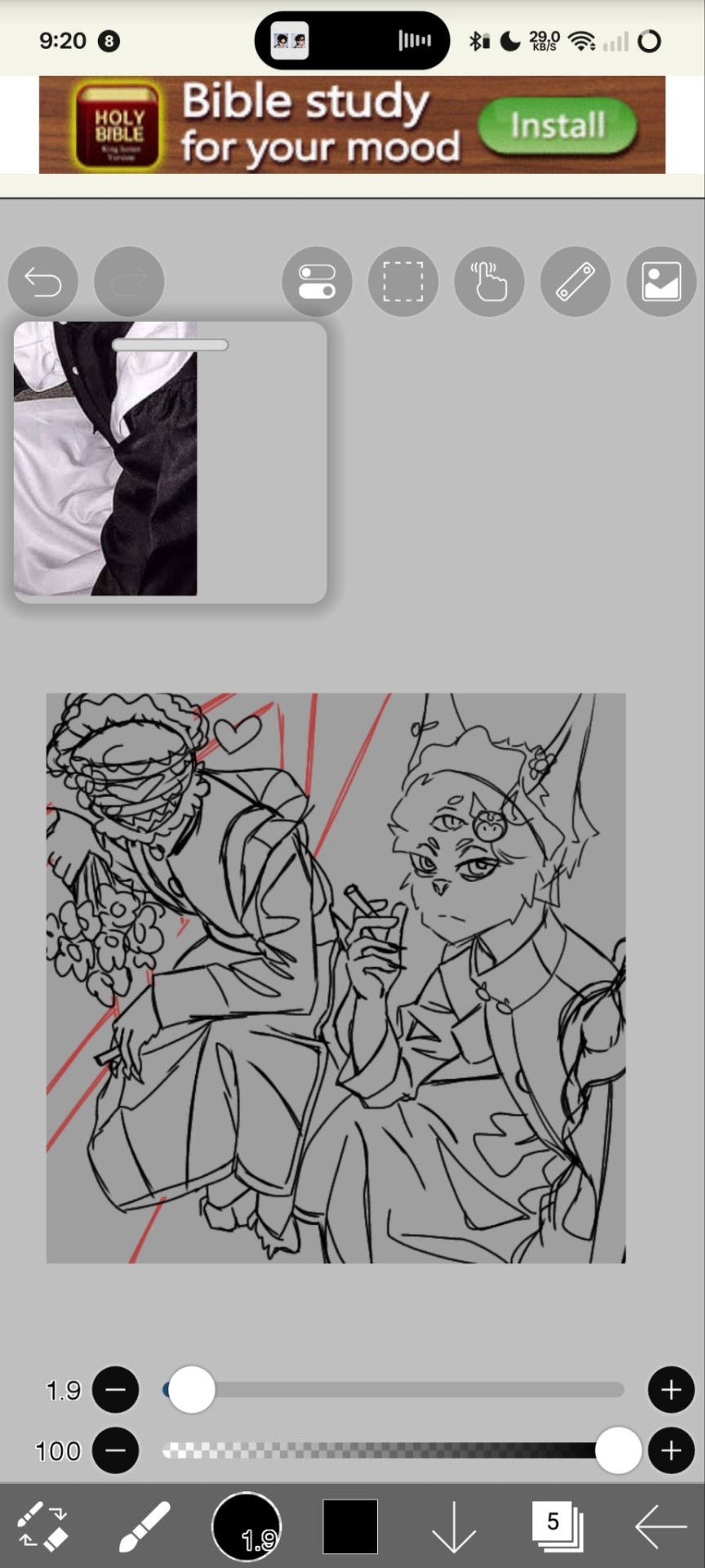 Since Everyone Is Drawing Their Bishop Of Chaos And Death In A Maid Dress...