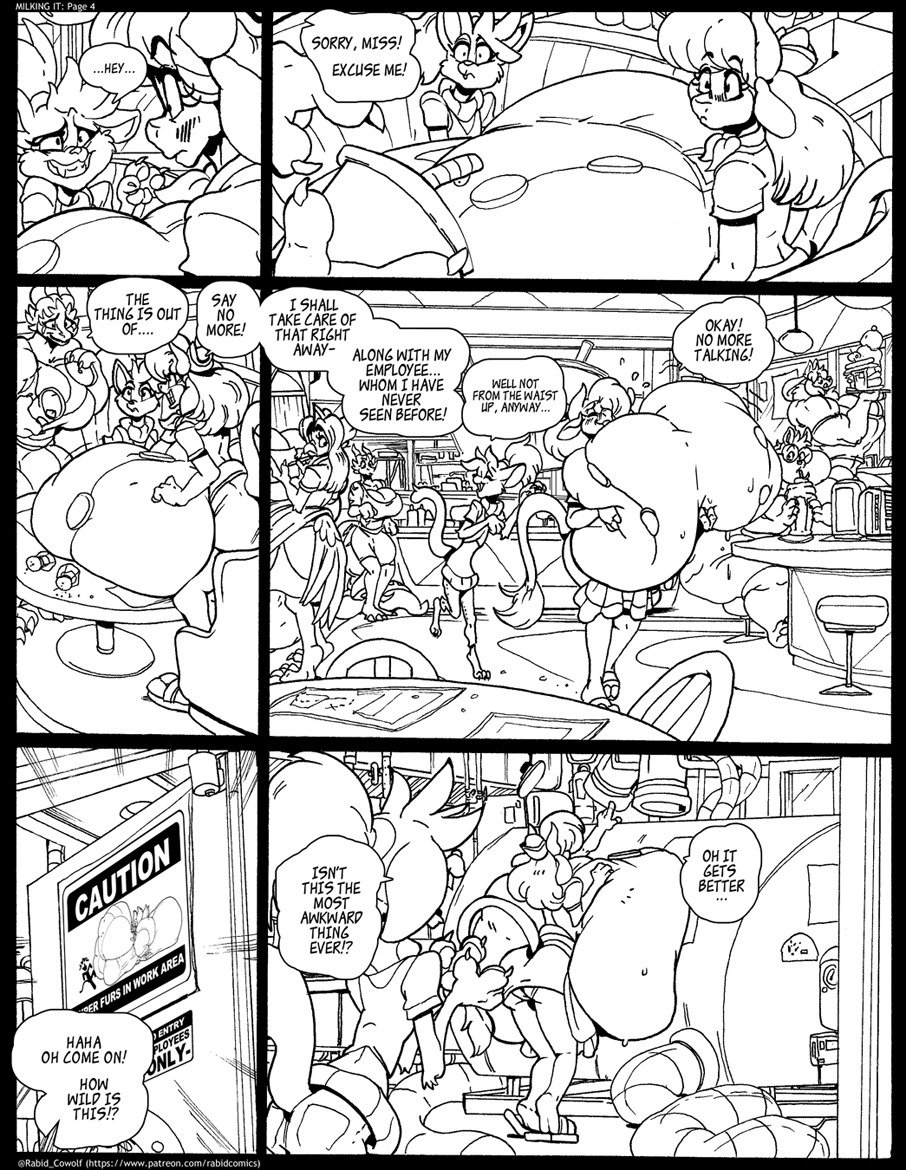 rabidcowolf: MILKING IT (A Patreon funded comic) Consider checking out my patreon