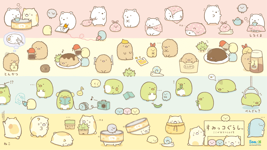 Cute Wallpapers Sumikko Gurashi Corner Wallpaper These Funny