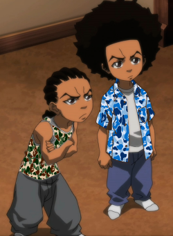 basedghostgabe:  Riley and Huey x Bape  