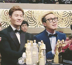 kanggary:  “I didn’t expect to get this award. It is too good for me. Being a female member, I felt like I wasn’t very helpful to the Running Man members. Still, thank you for always taking care of me.” - High Excellence Award Winner, SBS 2013