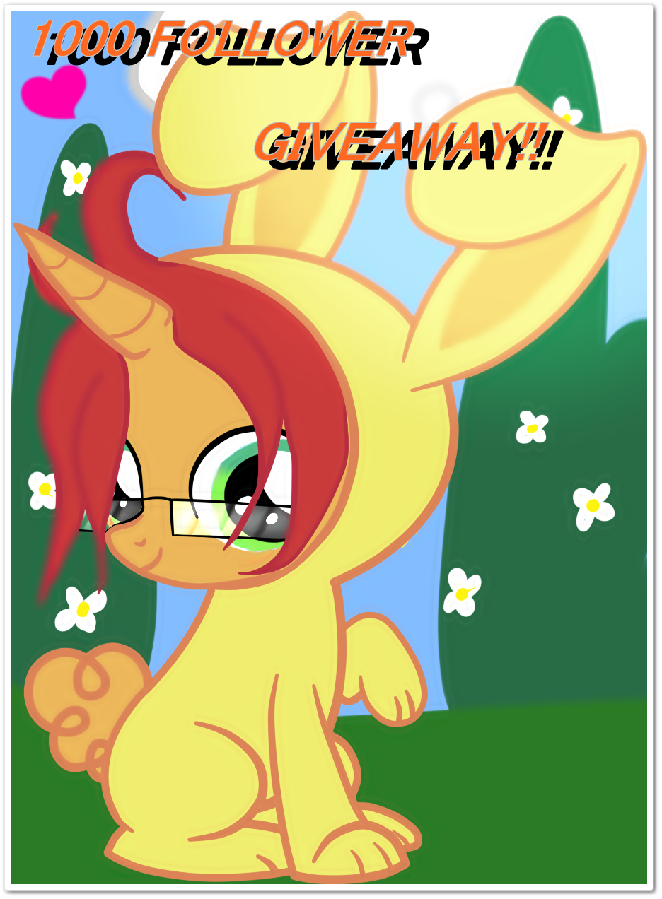 asksqueakyclean:  professor-maple-hooves:  OK! So I hit 1000 lovely followers, and