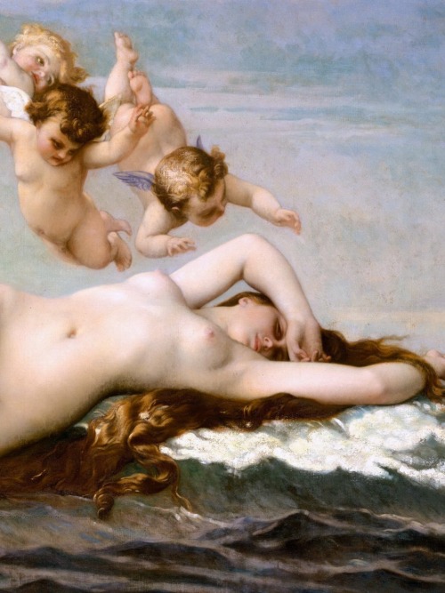 overdose-art:
““Alexandre Cabanel, The Birth of Venus (detail), 1863 ” ”