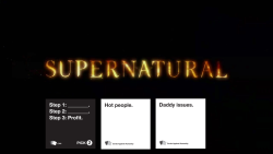 girlwhovian:cards against humanity / supernatural edition requested by anon [sherlock edition] [thor edition] [avengers edition] [htgawm edition] [destiel edition]