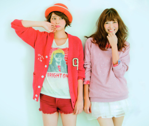 licoricewall: 岸本セシル・佐藤ありさ: non-no - Feb 2013