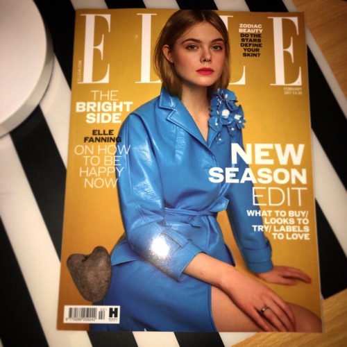 So happy that I’ve got my February issue of @elleuk-blog featuring the gracious and gorgeous @