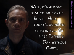 Sorry this one’s a little text-heavy. It’s a lot more fun to read if you imagine Daddy Holmes’s lines in a teenage girl voice.Happy Father’s Day to all who celebrate it! &lt;3~ Froggy, your admin