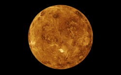 kittencrimson:   Venus, the planet with no moons that rotates very slowly in opposite direction compared to the other planets in our solar system.  Credit:   NASA/ JPL    