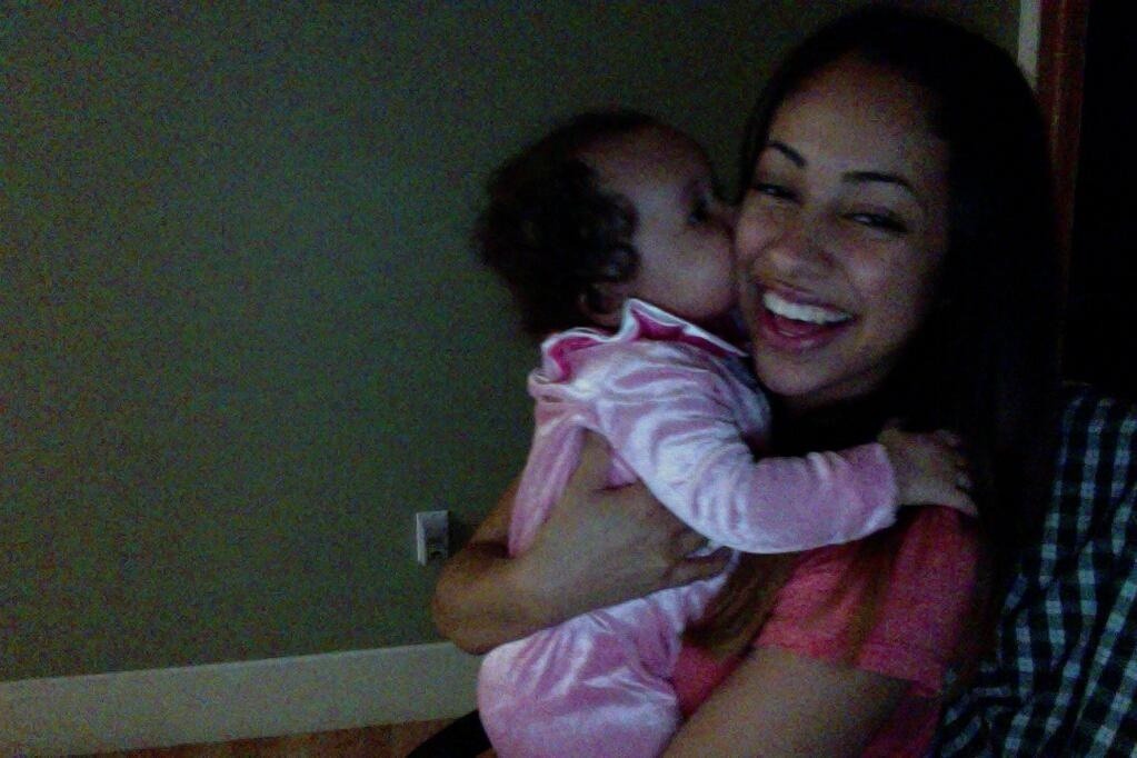 royaltymerissa:  Kisses from Aria I love my baby 😘👶 