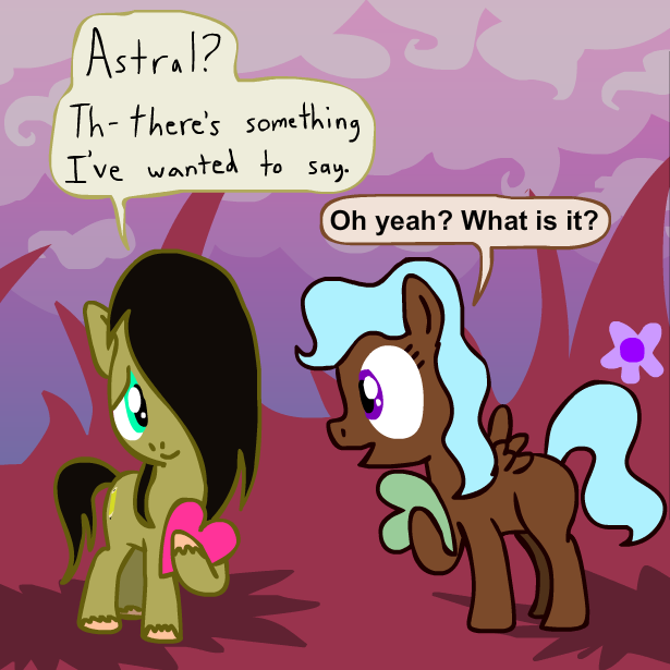 ask-sketchyandastral:  Happy late Hearts and Hooves Day to everypony! - Little Rough
