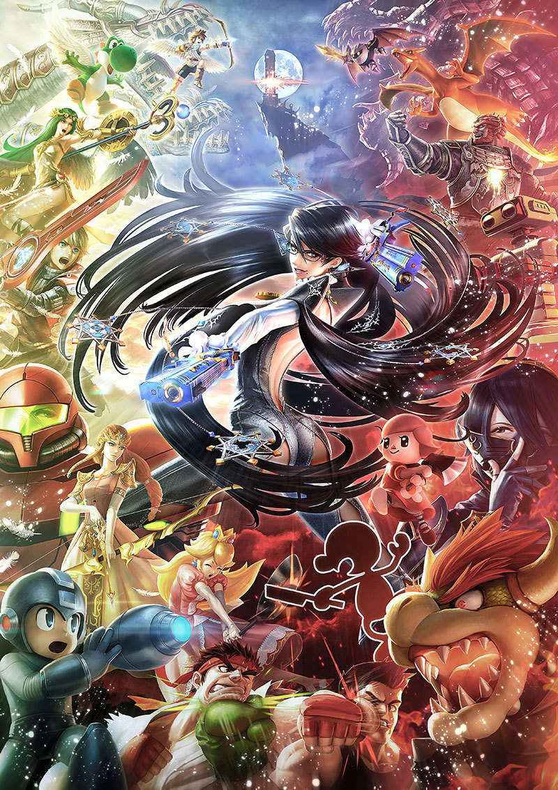 nintendocafe:  Bayonetta joins the battle! | Buy Now!