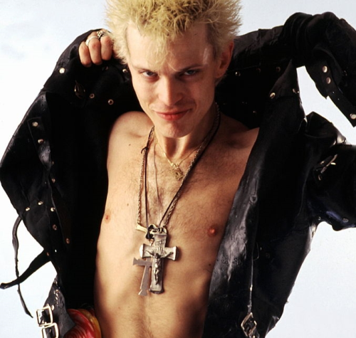 80sloove: Billy Idol  #billy idol #william broad #perri lister #Willem Wolf Broad #crucifix #scream 