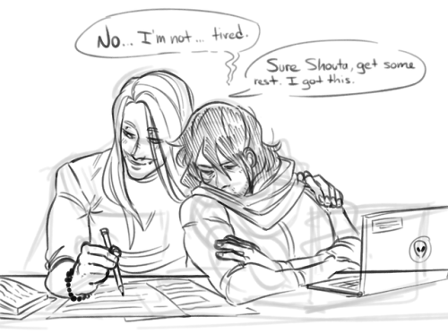 aliensdoodless: some soft erasermic, not gonna be active tomorrow! Going to move and have to take a 