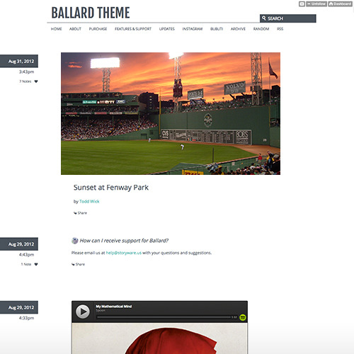 themes: Ballard Clean, cool, and collected - just like you!  Big & Beautiful Header Image Respon