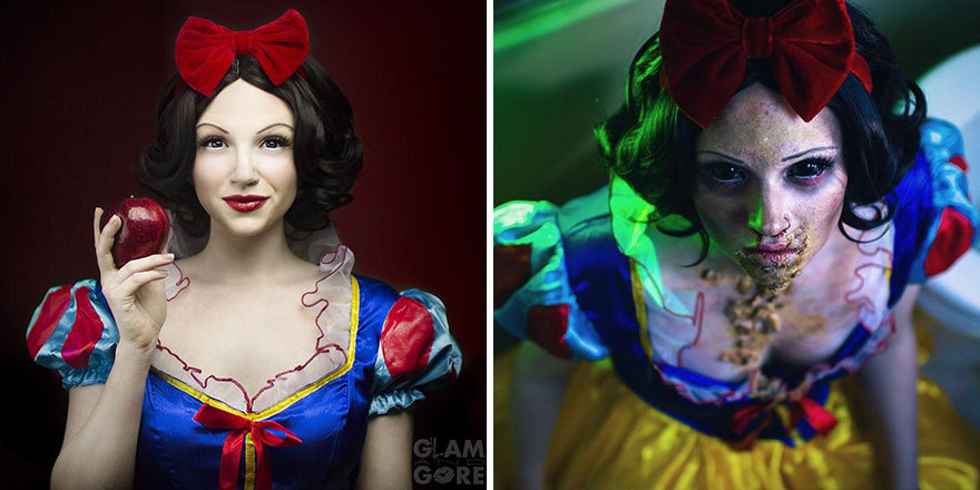 sixpenceee:  Mykie is a self-taught LA based professional beauty and special effects