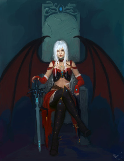 fantasy-scifi:  Commission: Meerin by k-atrina